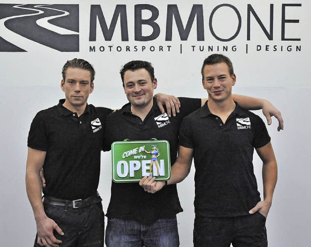 Die Drei von MBMone - Philipp Mezger (...fr sportlich ambitionierte Autofahrer  | Foto: Markus Zimmermann               