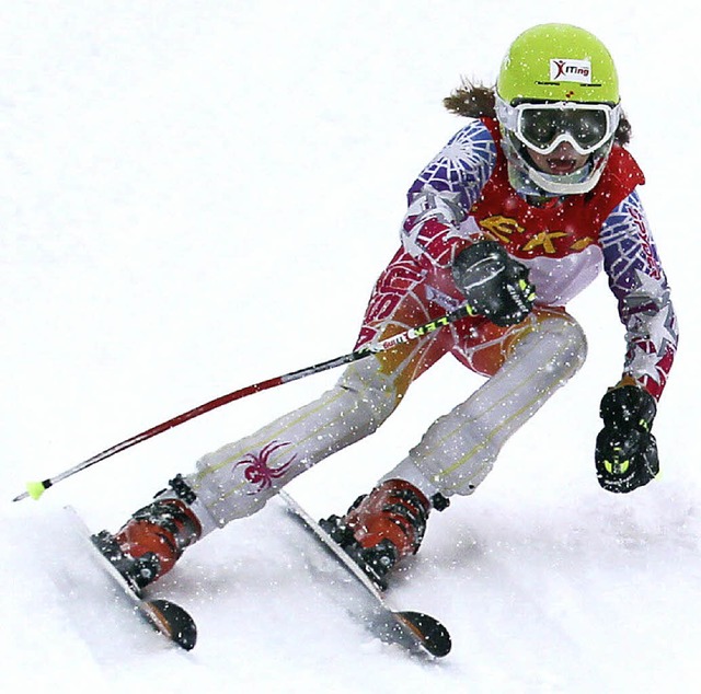 Chiara Horning vom SC Muggenbrunn lie... beim Leki-Pokal in Mellau aufhorchen.  | Foto: m. siegmund