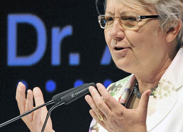 Annette Schavan (CDU) darf knftig keinen akademischen Titel mehr tragen.   | Foto: dpa