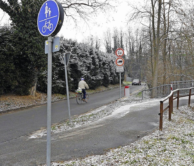 Heike Hauk findet, dass Fahrradfahrer ...soll, fordert sie, durchgngig werden.  | Foto: Langelott