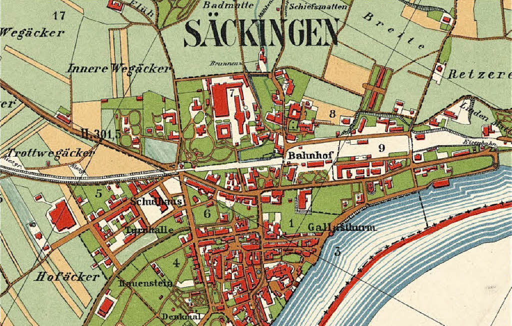 Mehr als nur eine alte Landkarte - Bad Säckingen - Badische Zeitung