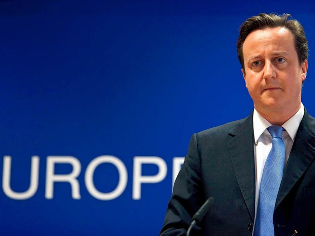 Kehren Regierungschef David Cameron un...ien der Europischen Union den Rcken?  | Foto: dpa