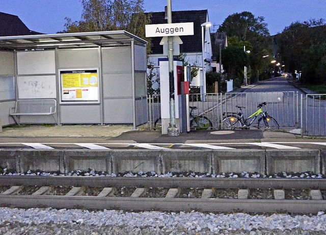 Die Bahn will auch  am  Auggener Bahnhof in Dammlage bauen.   | Foto: Umiger