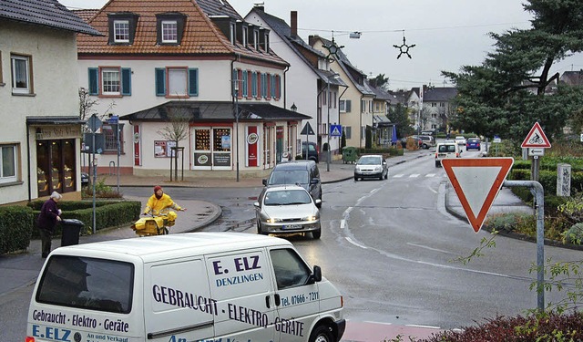 Eine stdtebauliche Neukonzeption an d...gstrae in Denzlingen wird angedacht.   | Foto: Frank Kiefer