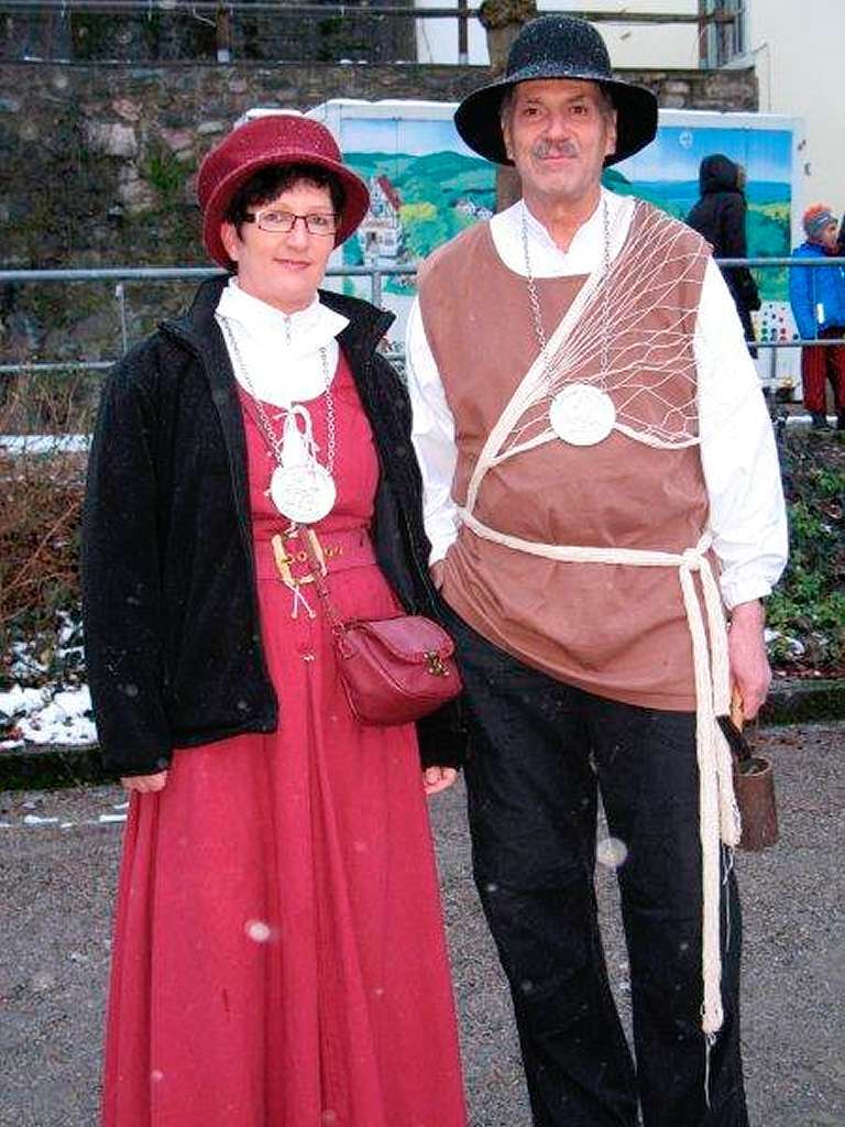 Bunt ging es in Laufenburg in den Altstadtgassen und im Rathaus zu.