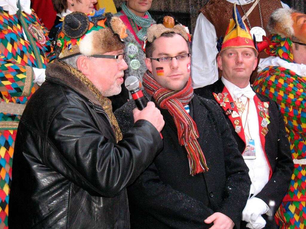 Bunt ging es in Laufenburg in den Altstadtgassen und im Rathaus zu.