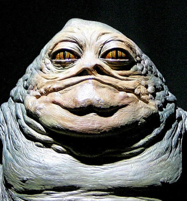 &#8222;Jabba the Hut&#8220;, eine der Figuren von Stuart Freeborn   | Foto: dpa
