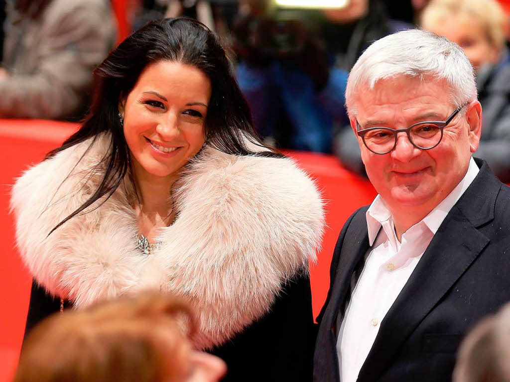 Joschka Fischer und Minu Barati.