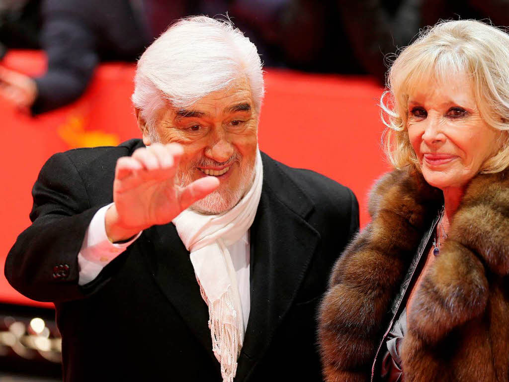 Mario Adorf mit Frau Monique.