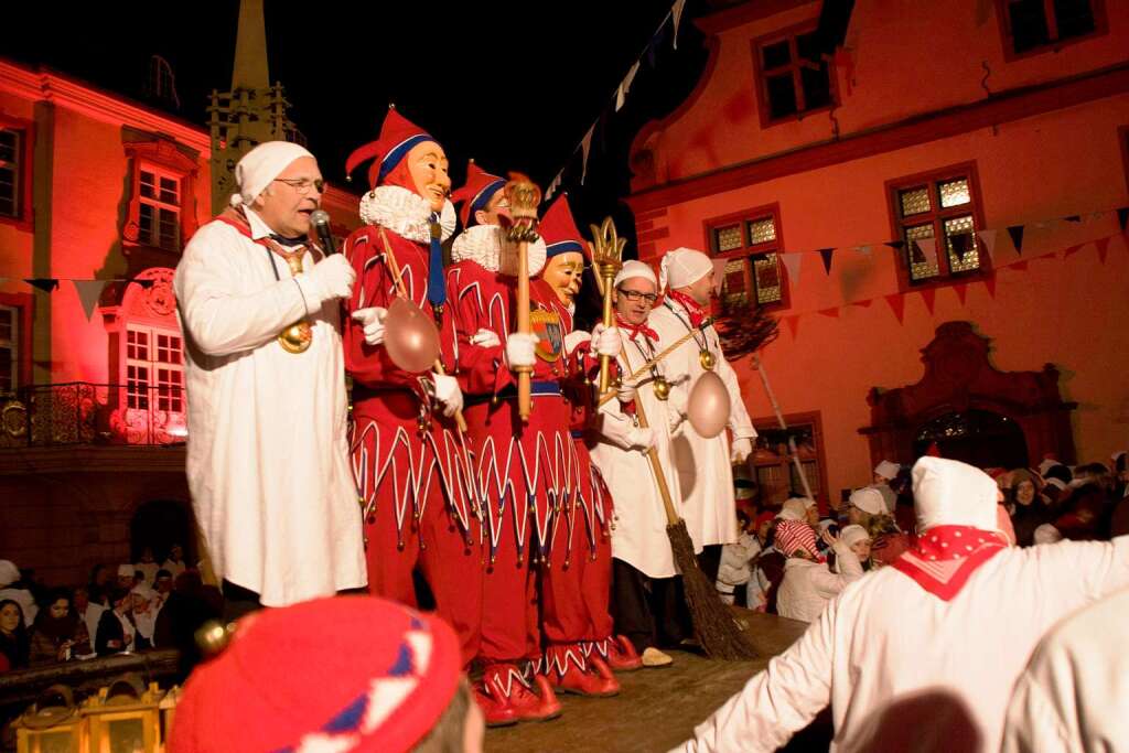 Ein Spektakel der besonderen Art: Der Hemdglunkerumzug am Donnerstagabend in Endingen.