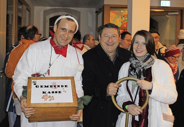 Keine Chance fr Brgermeister Dixa: E...s God, Oberzunftmeister der Rmsser.   | Foto: a. Mutz