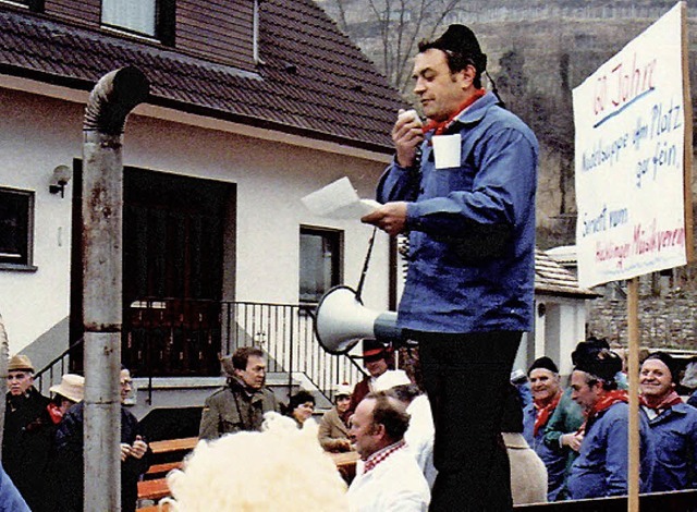 Karl Eschbach gab als MV-Chef schon be...elsuppenessen im Jahr 1983 den Ton an.  | Foto: Privat