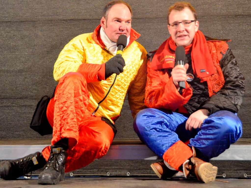 Thomas Schmiederer und Philipp Schuble moderierten die Show