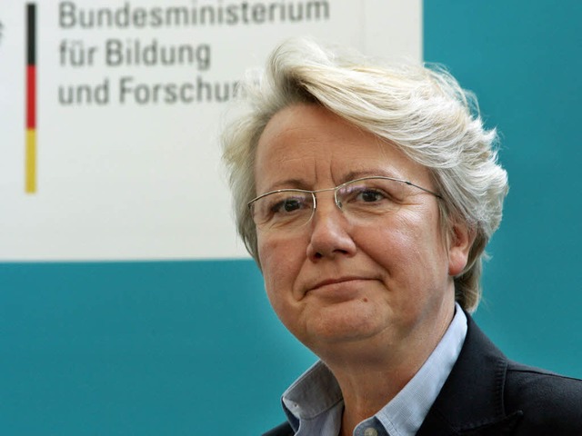 Zurckgetreten: Bundesbildungsministerin Annette Schavan.  | Foto: dpa