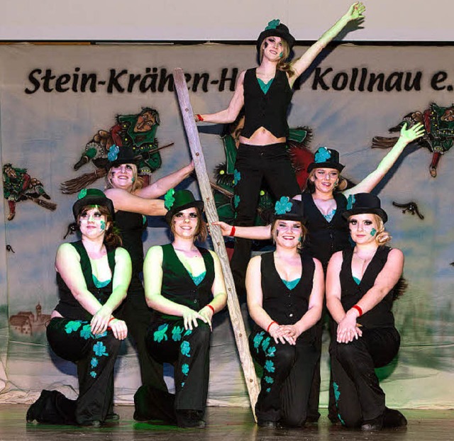 Die Tanzgruppe der Krutstorze prsenti...aden &#8211; rissen das Publikum mit.   | Foto: Fotos: Gabriele Zahn