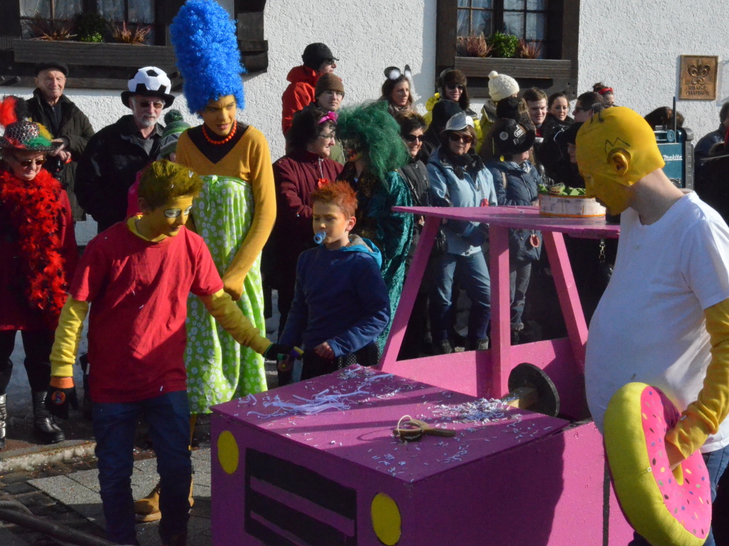 Kindergruppe „No name“ mit „Die Simpsons“