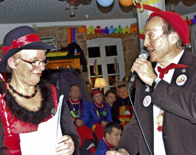 Fr berraschungs sorgte bei der Gunde...h 2 in diesem Jahr das Ehepaar Bentler  | Foto: Andrea Steinhart