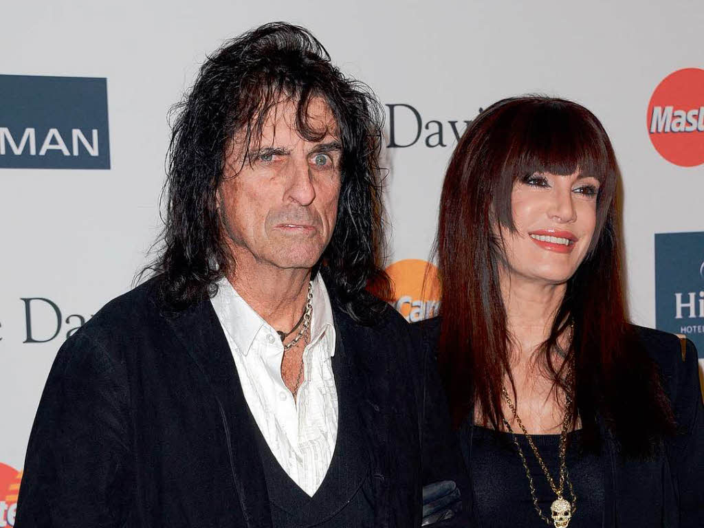 Musiker Alice Cooper und seine Frau  Sheryl Goddard mit der er seit mehr als drei Jahrzehnten zusammen ist