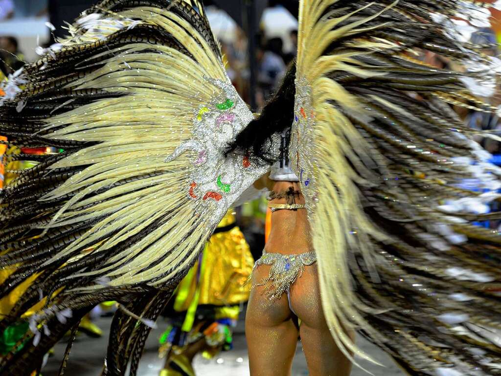 Samba, Sommer und viel nackte Haut - Millionen Narren feiern am Zuckerhut den Karneval.