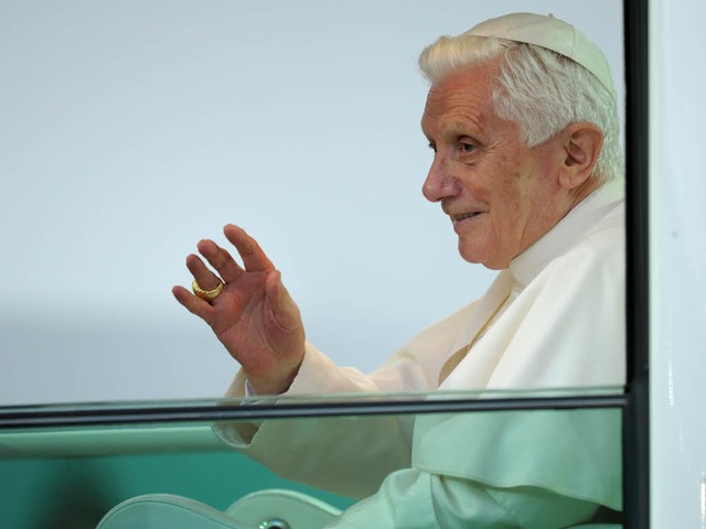Papst Benedikt gibt sein Amt ab.  | Foto: dapd