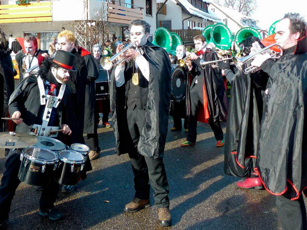 Oberried: Die Krtzsteinguggis als Vampire verkleidet