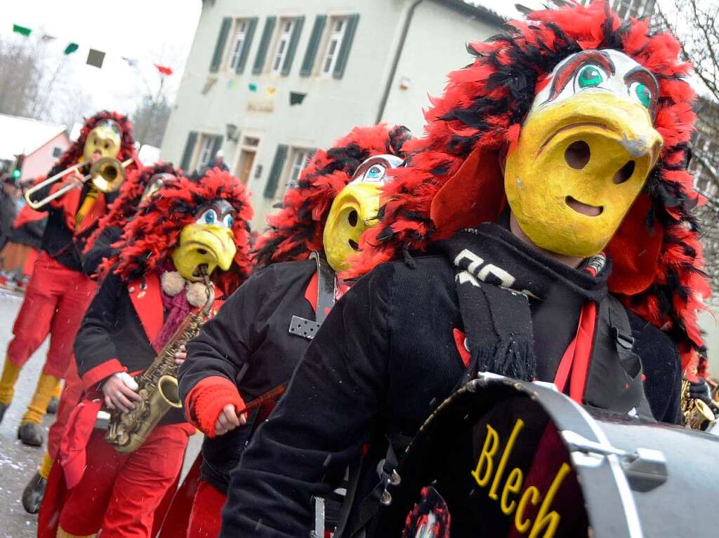 Die Guggemusik Blechquler aus Bremgarten heizten dem Publikum ein.