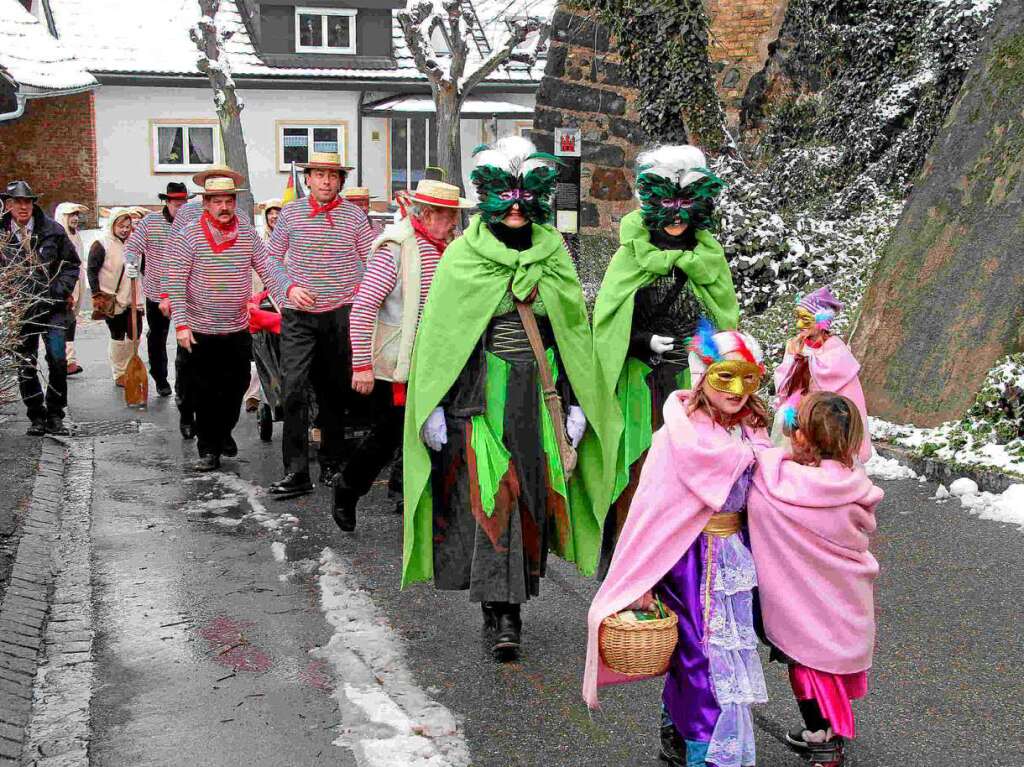 Impressionen vom Burkheimer Fasnachtsumzug