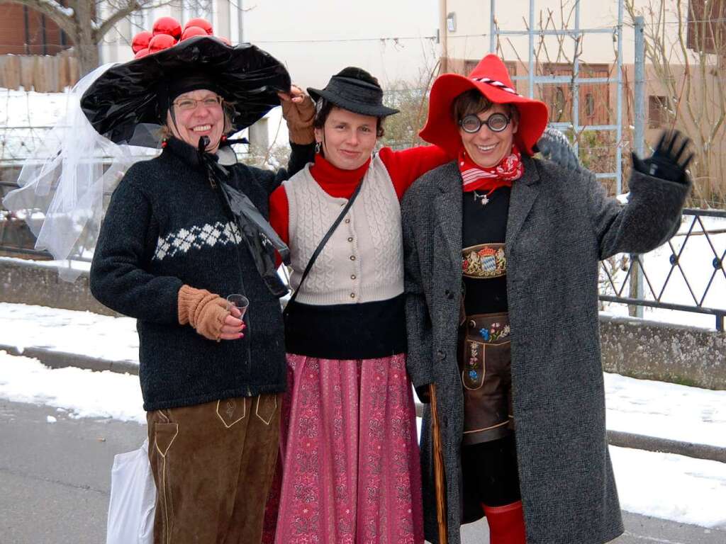 Impressionen vom Fasnetumzug in Oberbergen