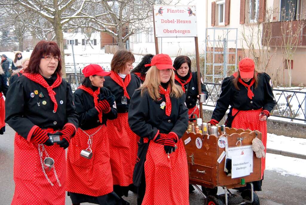 Impressionen vom Fasnetumzug in Oberbergen