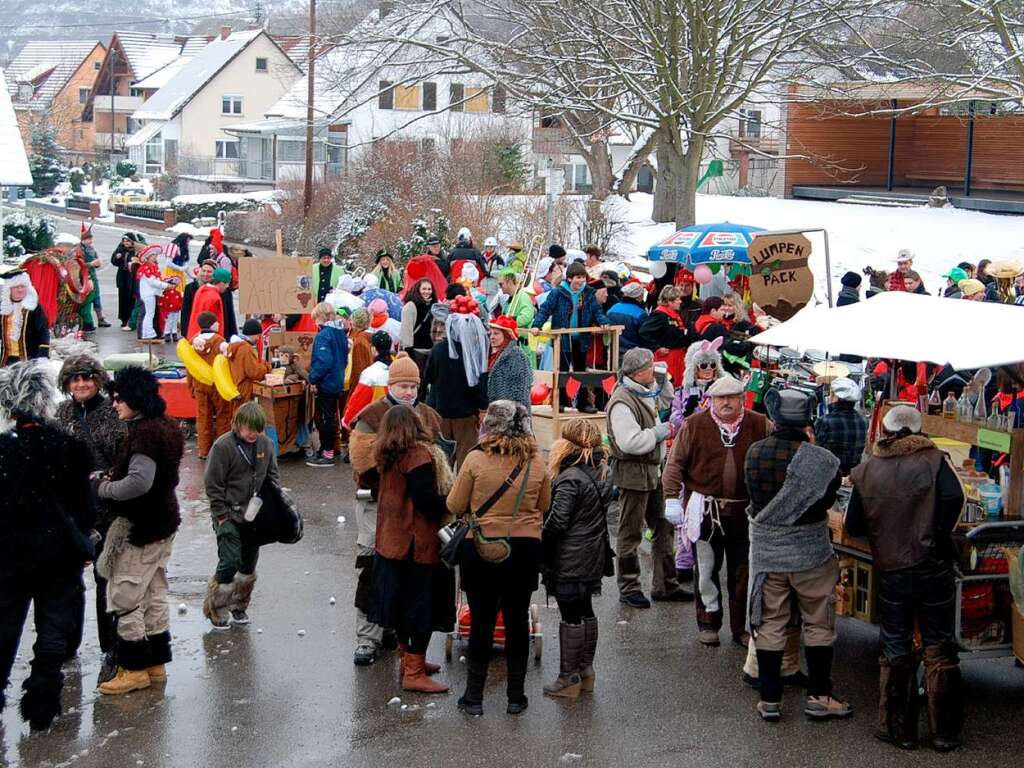 Impressionen vom Fasnetumzug in Oberbergen