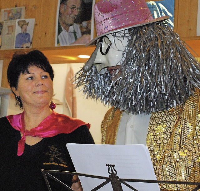 Schreschliefer (Sven Andris) mit Angelika Fisch   | Foto: Maja Tolsdorf