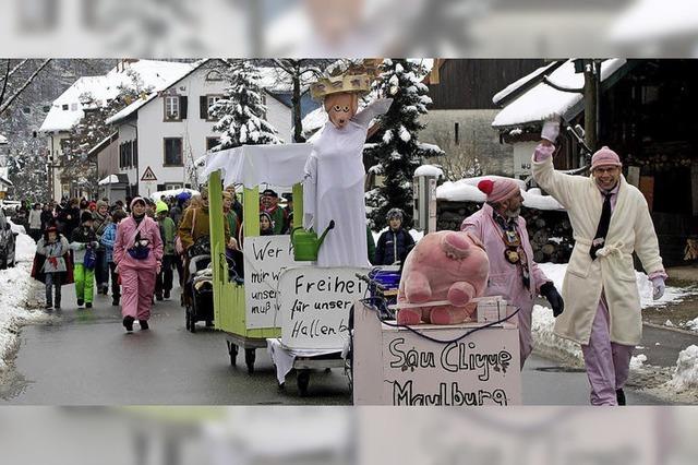 Kleine Narren trotzen der Klte