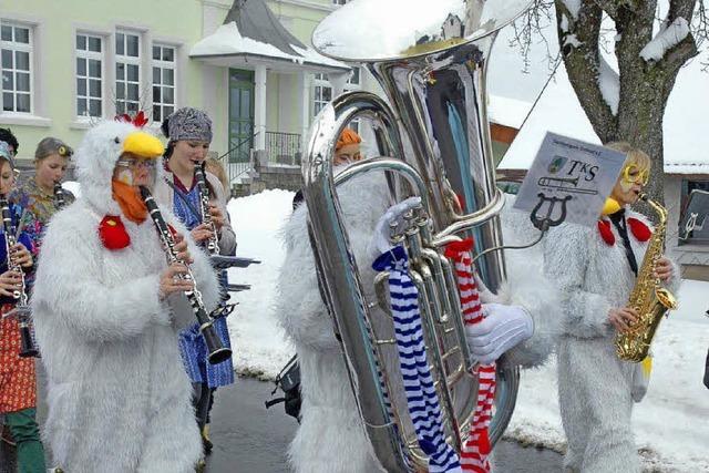 Kinderfasnacht mit Marsch durch den Ort