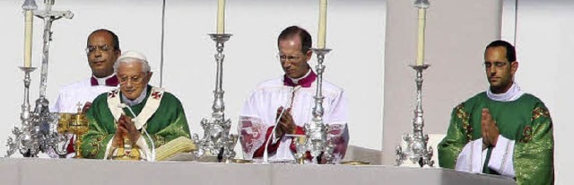 Benedikt XVI. und seine Verbindung mit...ten Gompper (rechts) im September 2011  | Foto: privat