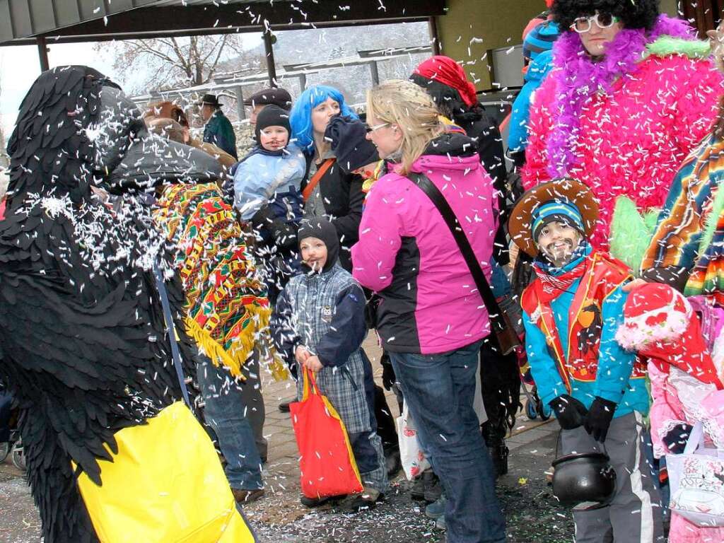 Viel Narretei an der Umzugsstrecke