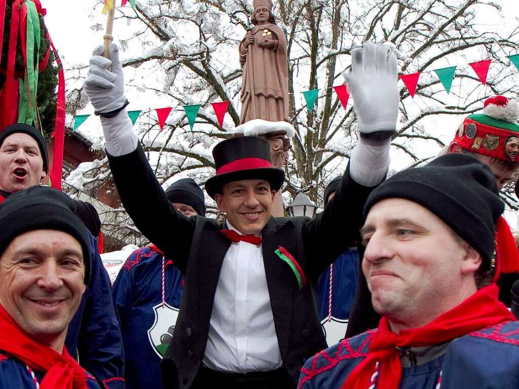 Moser ist der achte von zehn Elzachern, der dem Bad im Nikolausbrunnen entkommen ist.