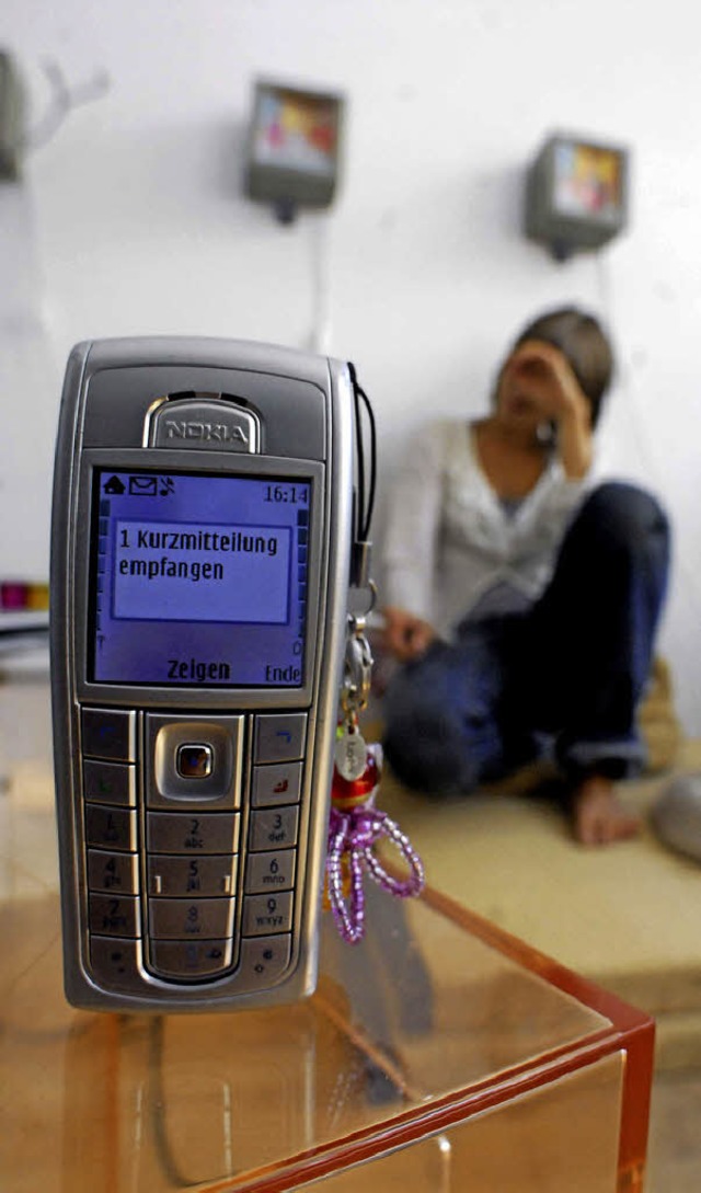 Polizei informiert auch ber Telefonterror.   | Foto: Lija Peter/ddp