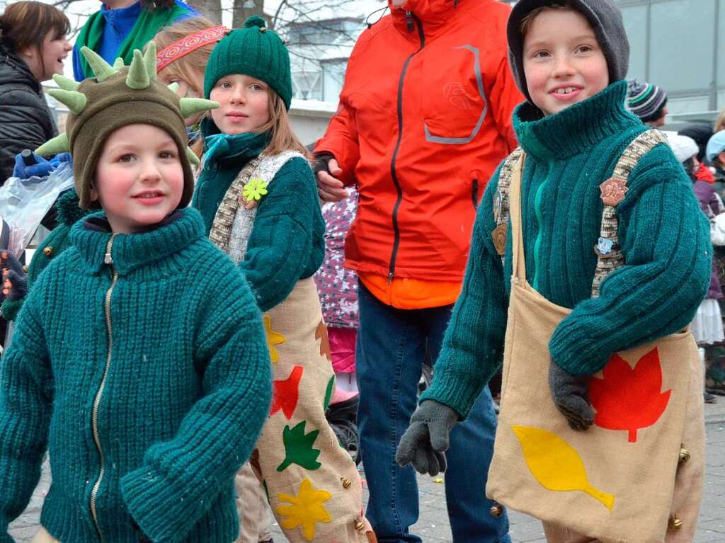 Eindrcke vom Kinderumzug am Fasnachtsdienstag in Rheinfelden