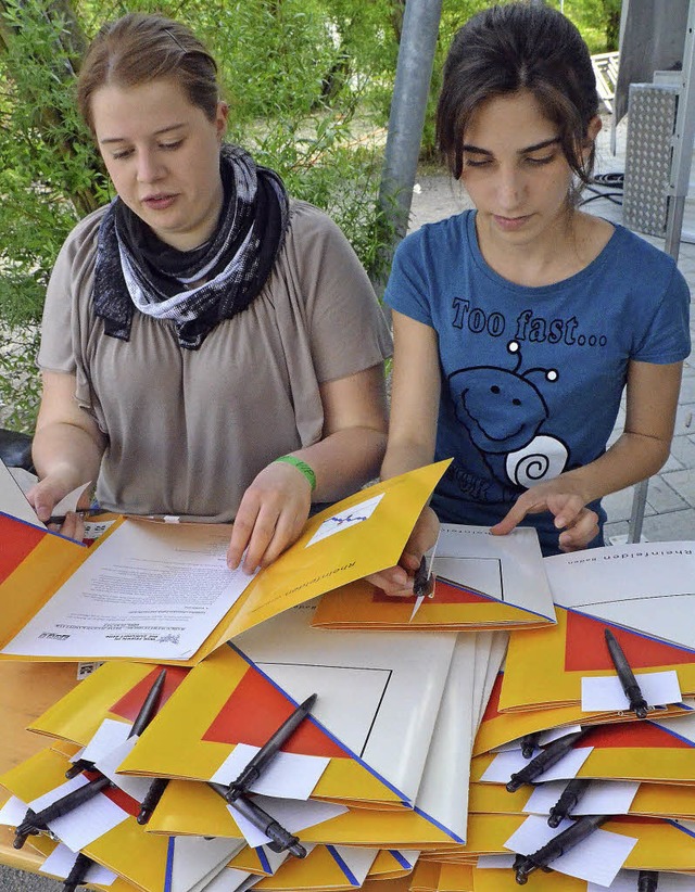 Jupa-Mitglieder bereiten die Feier 60 Jahre Baden-Wrttemberg vor.  | Foto: Ingrid Bhm-Jacob