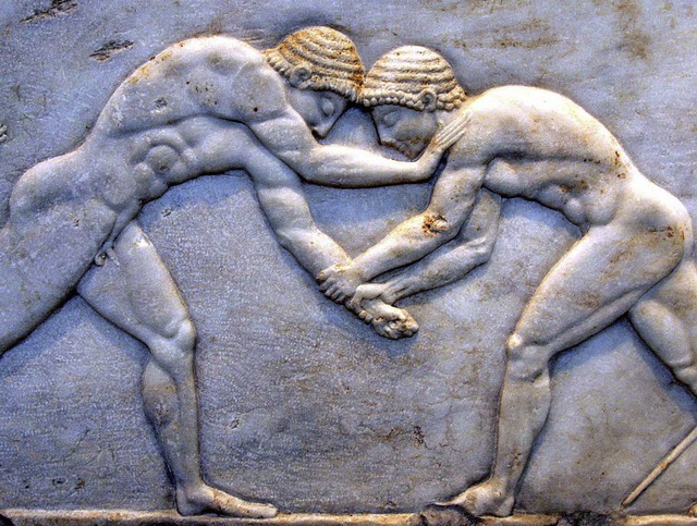 Ringen ist eine der klassischen Sportarten der Antike.   | Foto: dpa