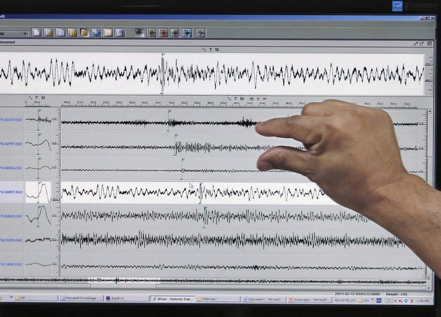 Weltweit verzeichneten Seismologen  &#...1;   Ausschlge durch  den Atomtest.    | Foto: dpa