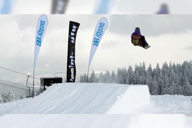 Heimvorteil im Snowpark genutzt