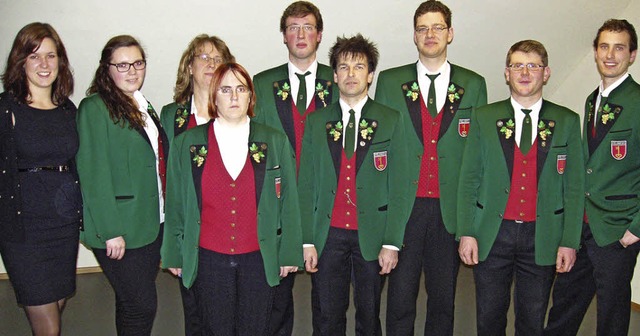 Vorstand des Musikvereins (von links):...istian Keller und Mathias Scheuermann   | Foto: Gert Willmann
