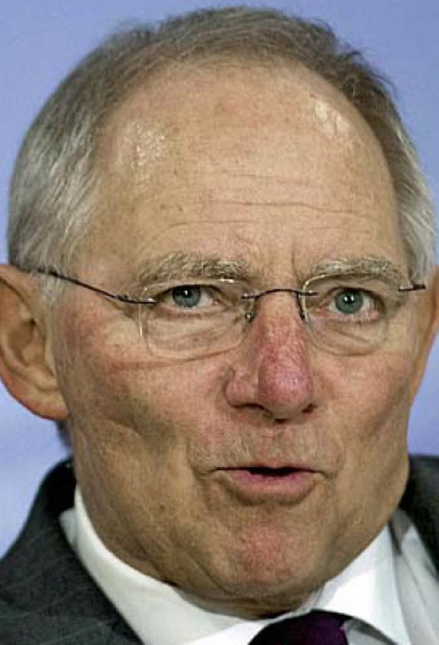 Wolfgang Schuble  | Foto: dpa