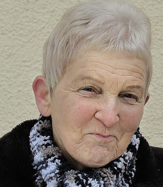 Margret Fendrich (70), Krankenschweste...; entweder ganz oder gar nicht.&#8220;  | Foto: Veit Krmer