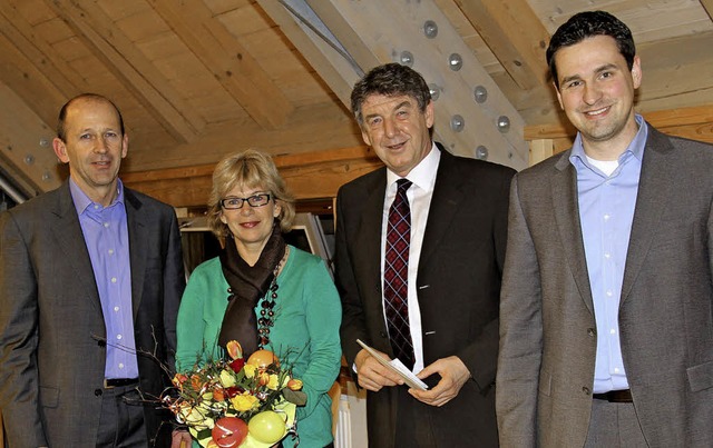 Im Rahmen der Sitzung des Gemeindeverw...Vizeverbandschef Christian Behringer.   | Foto: Wilfried Dieckmann