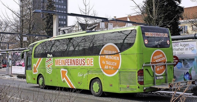 Von Lrrach nach Zrich, Stuttgart ode...geht seit November  auch mit dem Bus.   | Foto: Wollseifen