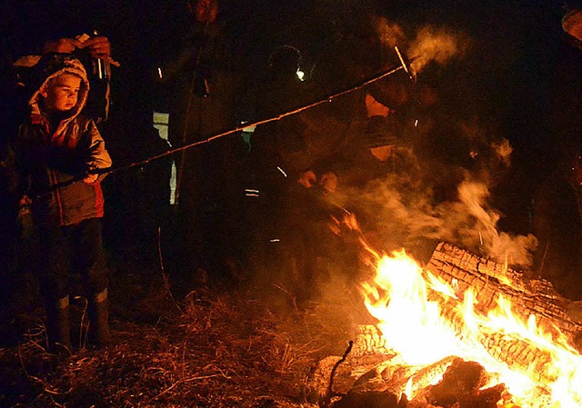 Fasnachtsfeuer gibt&#8217;s am Wochene... im Rebland &#8211; auch  in Egringen.  | Foto: archivbild: vl