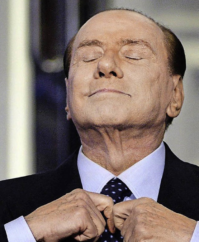 Wahlkmpfer Berlusconi    | Foto: dpa