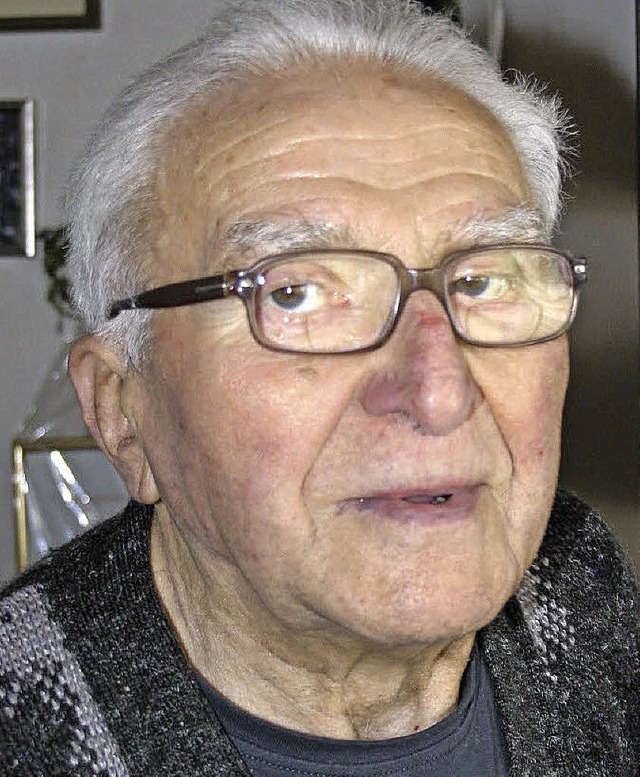 Hans Hiddemann feiert am Sonntag  90. Geburtstag.   | Foto: jakob-klblin